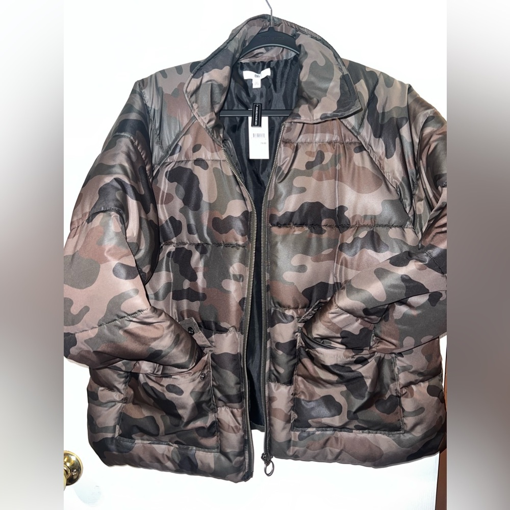 BP Camo Puffer Coat- XL